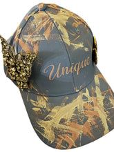 Unique in the Paint Baseball Cap - Butterfly Bling and Queen Brooch Pins